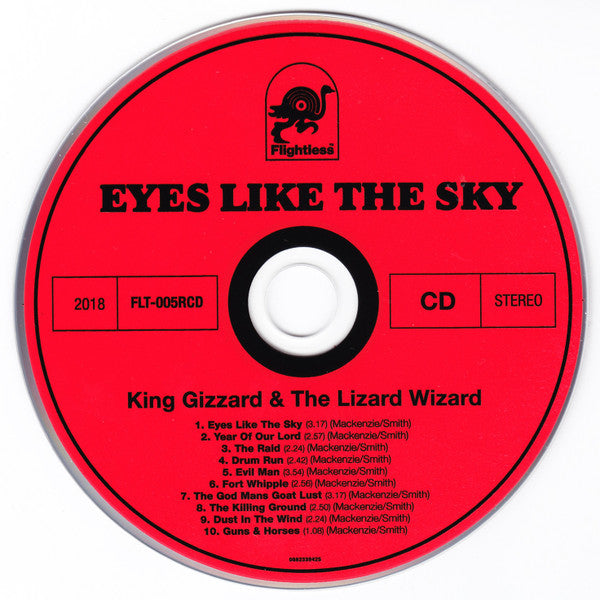 King Gizzard And The Lizard Wizard Story Written And Narrated By Broderick Smith : Eyes Like The Sky (CD, Album, RE)
