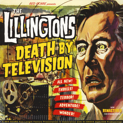 The Lillingtons : Death By Television (LP, Album, RE, RM)