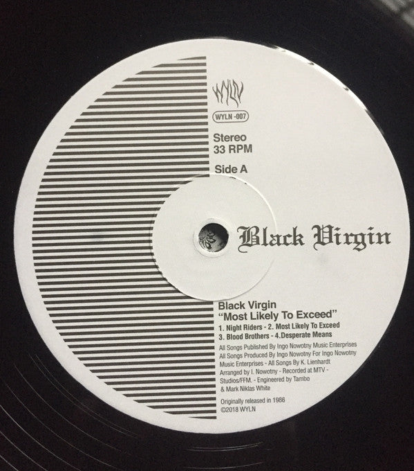 Black Virgin (2) : Most Likely To Exceed (LP, Album, RE, RM)
