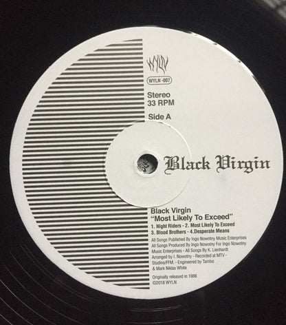 Black Virgin (2) : Most Likely To Exceed (LP, Album, RE, RM)