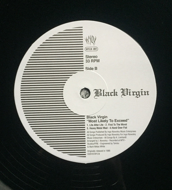 Black Virgin (2) : Most Likely To Exceed (LP, Album, RE, RM)