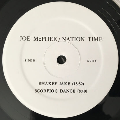 Joe McPhee : Nation Time (LP, Album, RE)