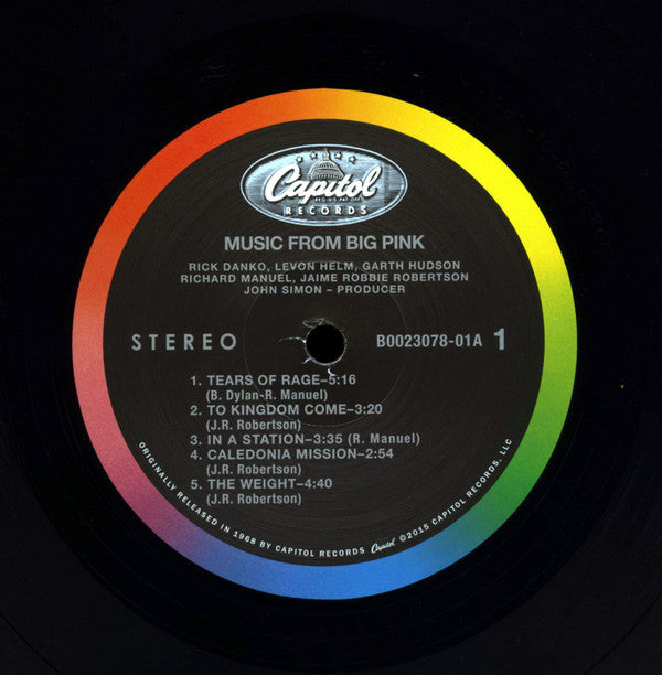 The Band : Music From Big Pink (LP, Album, RM, Gat)