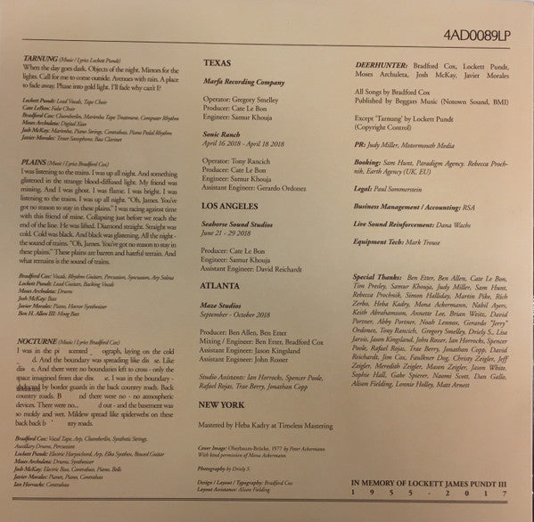 Deerhunter : Why Hasn't Everything Already Disappeared? (LP, Album, Gre)