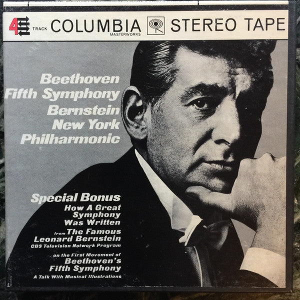Beethoven*, Bernstein*, New York Philharmonic : Symphony No. 5 in C Minor, Op. 67 (Reel, 4tr Stereo, 7" Reel, Album)