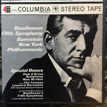 Beethoven*, Bernstein*, New York Philharmonic : Symphony No. 5 in C Minor, Op. 67 (Reel, 4tr Stereo, 7" Reel, Album)