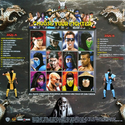Dan Forden : Mortal Kombat I & II (Music From The Arcade Game Soundtracks) (LP, Ltd, RP, Sub)