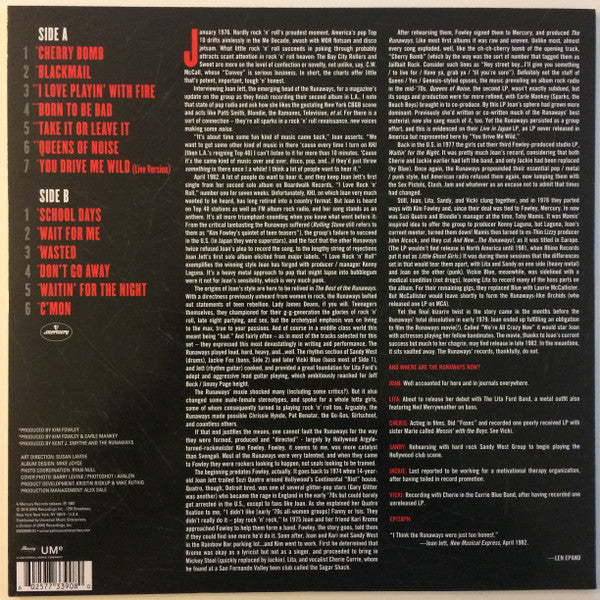 The Runaways : The Best Of The Runaways (LP, Comp)