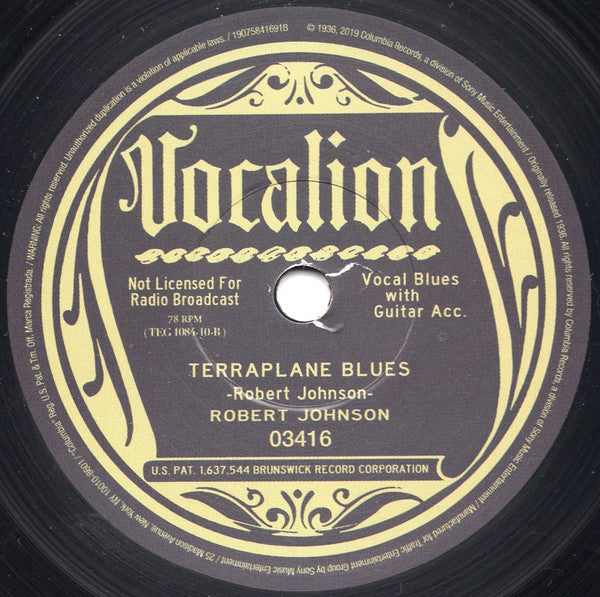 Robert Johnson : Terraplane Blues / Kind Hearted Woman Blues (10", RSD, Ltd)