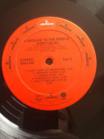 Buddy Miles : A Message To The People (LP, Album)