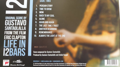 Gustavo Santaolalla : 12 Bars (From The Film Eric Clapton: Life In 12 Bars) (LP, Ltd, Num, Blu)