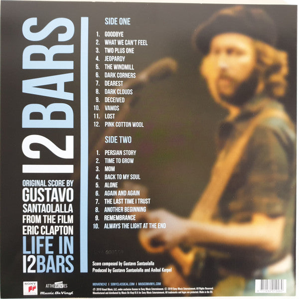 Gustavo Santaolalla : 12 Bars (From The Film Eric Clapton: Life In 12 Bars) (LP, Ltd, Num, Blu)