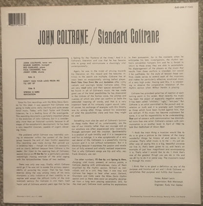 John Coltrane : Standard Coltrane (LP, Album, RE, Blu)