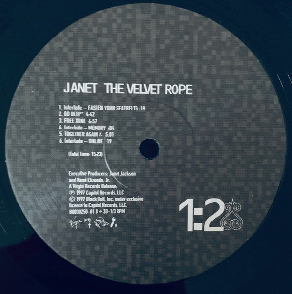 Janet Jackson : The Velvet Rope (2xLP, Album, RE)