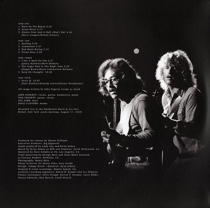 Creedence Clearwater Revival : Live At Woodstock (2xLP, Album)