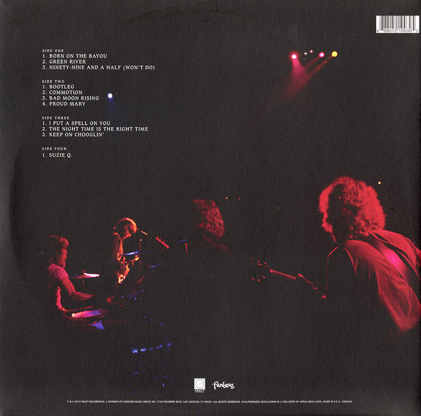 Creedence Clearwater Revival : Live At Woodstock (2xLP, Album)