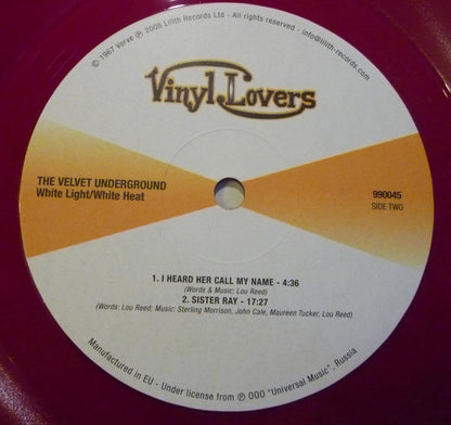The Velvet Underground : White Light/White Heat (LP, Album, RE, S/Edition, Cle)