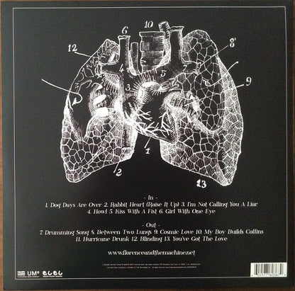 Florence And The Machine : Lungs (LP, Album, Ltd, RE, Bur)