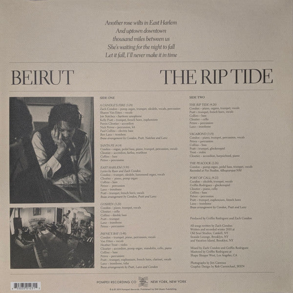 Beirut : The Rip Tide (LP, Album, RE)