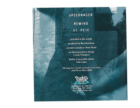 Jenifer Convertible : Speedracer (7", Single, Cle)