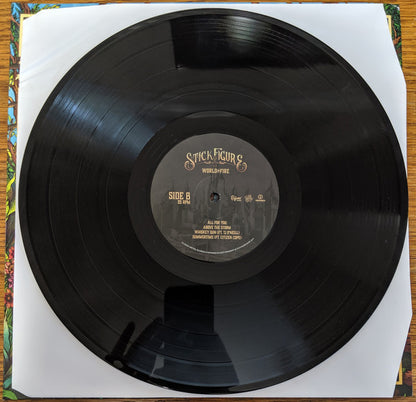 Stick Figure (2) : World On Fire (2xLP, Album)
