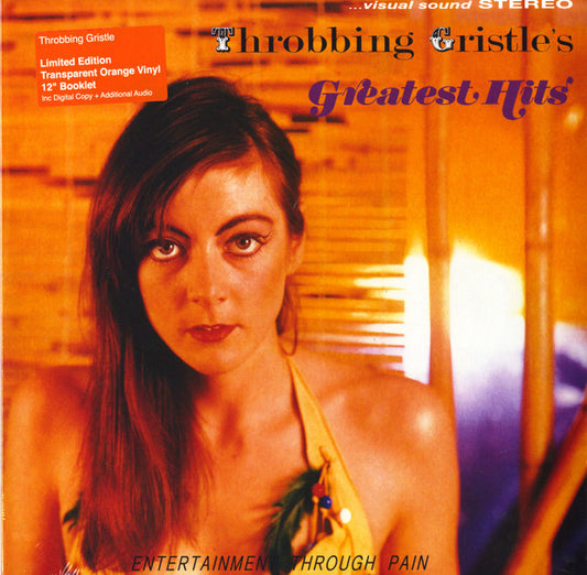 Throbbing Gristle : Throbbing Gristle's Greatest Hits (Entertainment Through Pain) (LP, Comp, Ltd, RE, RP, Ora)