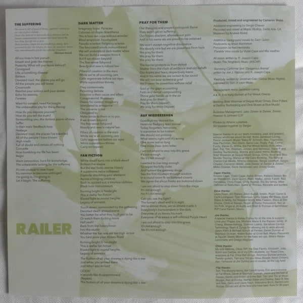 Lagwagon : Railer (LP, Album)