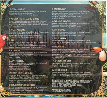 Stick Figure (2) : World On Fire (CD, Album, Dig)