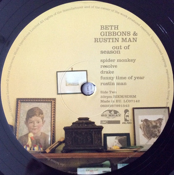 Beth Gibbons & Rustin Man : Out Of Season (LP, Album, RE, RM)