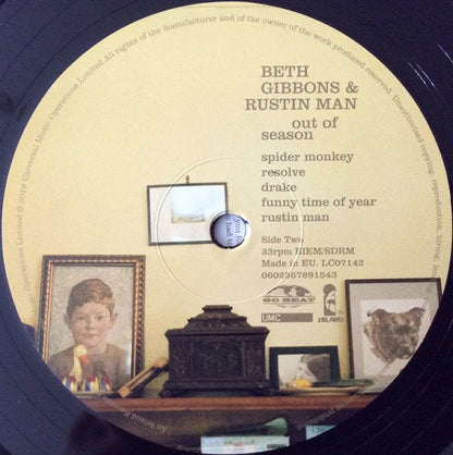Beth Gibbons & Rustin Man : Out Of Season (LP, Album, RE, RM)