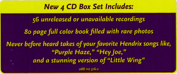 The Jimi Hendrix Experience : The Jimi Hendrix Experience (Box, Comp + 4xCD)