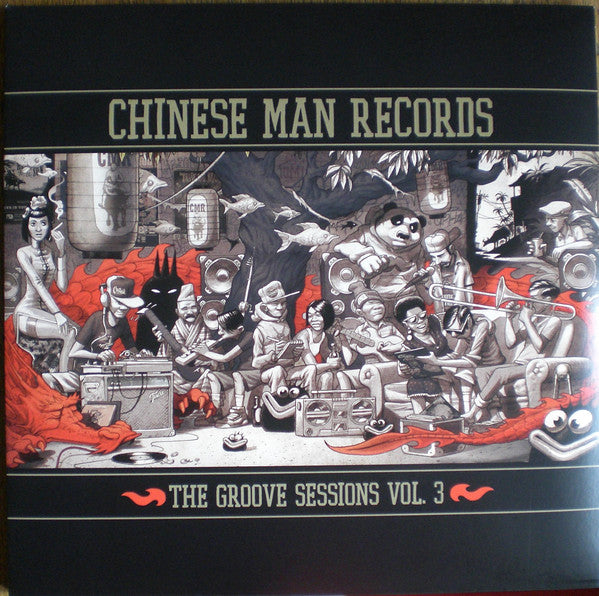 Chinese Man : The Groove Sessions Vol. 3 (3xLP, Ltd, RE, Red)