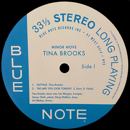 Tina Brooks : Minor Move (LP, Album, RE, 180)