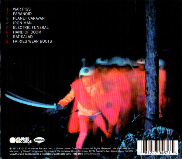 Black Sabbath : Paranoid (CD, Album, RE, RM, Dig)