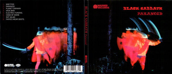 Black Sabbath : Paranoid (CD, Album, RE, RM, Dig)