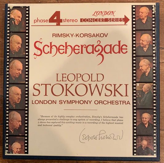 Rimsky-Korsakov* - Leopold Stokowski, London Symphony Orchestra : Scheherazade (Reel, 4tr Stereo, 7" Reel, Album)