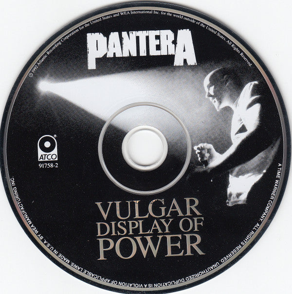 Pantera : Vulgar Display Of Power (CD, Album)