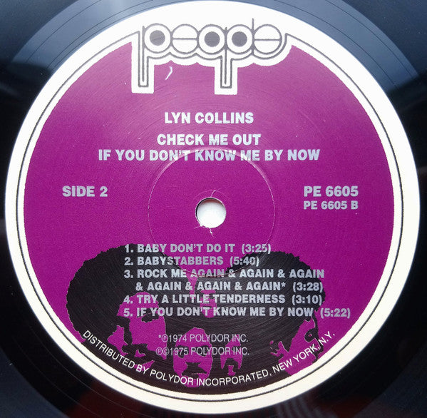Lyn Collins : Check Me Out If You Don't Know Me By Now (LP, Album, RE)