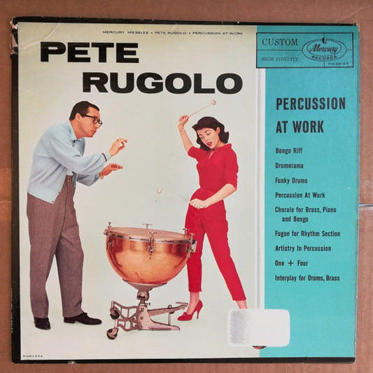 Pete Rugolo : Percussion At Work (LP, Album, Mono)