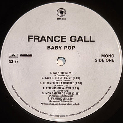France Gall : Baby Pop (LP, Album, Mono, RE, 180)