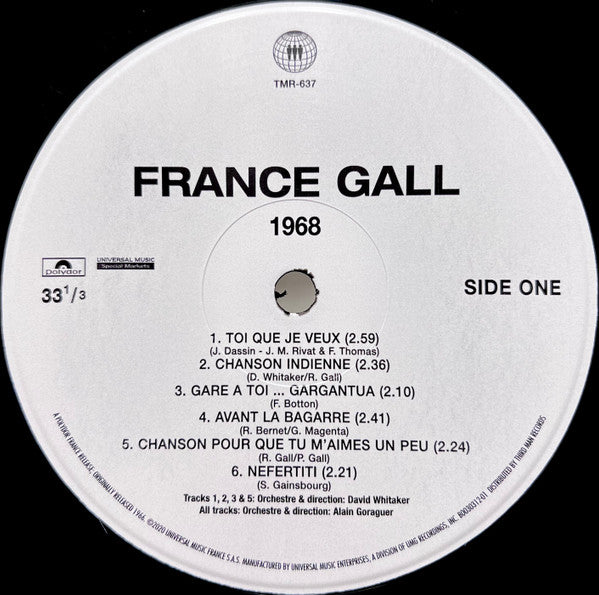 France Gall : 1968 (LP, Album, RE, 180)