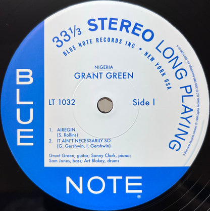 Grant Green : Nigeria (LP, Album, RE, 180)