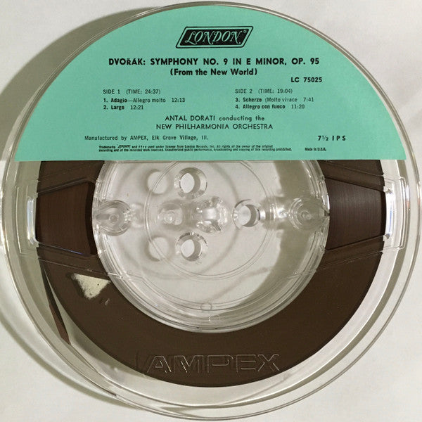 Antonín Dvořák / Antal Dorati, New Philharmonia Orchestra : New World Symphony (Reel, 4tr Stereo, 7" Reel, Album)