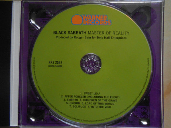 Black Sabbath : Master Of Reality (CD, Album, RE, RM, Dig)