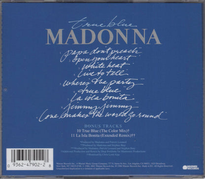 Madonna : True Blue (CD, Album, RE, RM)