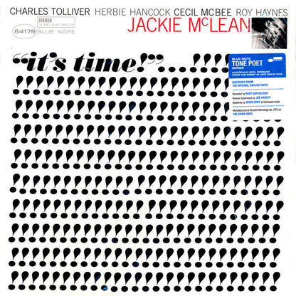 Jackie McLean : It's Time! (LP, Album, RE, 180)