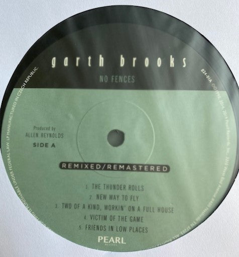 Garth Brooks : No Fences (LP, Album, RE, RM)