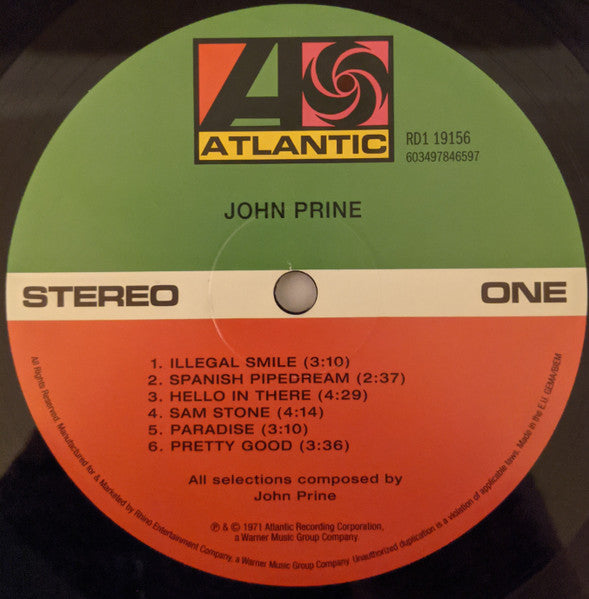 John Prine : John Prine (LP, Album, RE, 180)