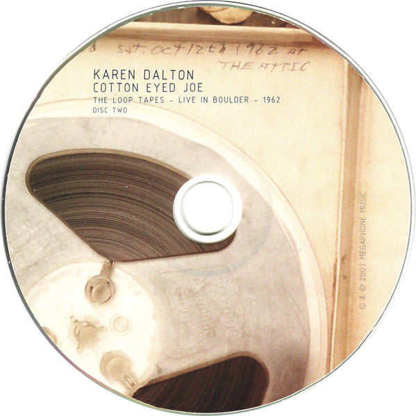 Karen Dalton : Cotton Eyed Joe (2xCD, RM + DVD, NTSC)