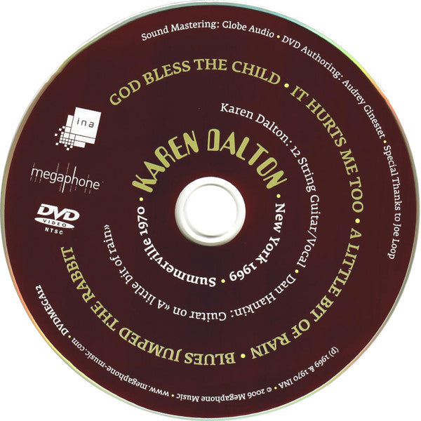 Karen Dalton : Cotton Eyed Joe (2xCD, RM + DVD, NTSC)